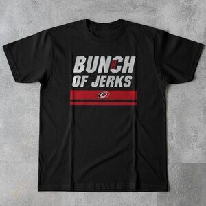 Funny “Bunch of Jerks” Graphic T-Shirt – Bold Statement Tee – Black Unisex Shirt